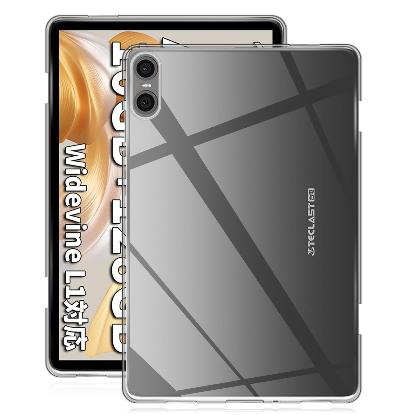 TECLAST P30T　ケース+ガラス保護フィルム付き Amazon.co.jp: For TECLAST P30T ケース クリア 透明 上質TPU